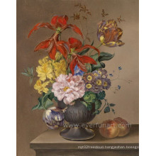 Classical Hand Painted Abstract Flower Painting